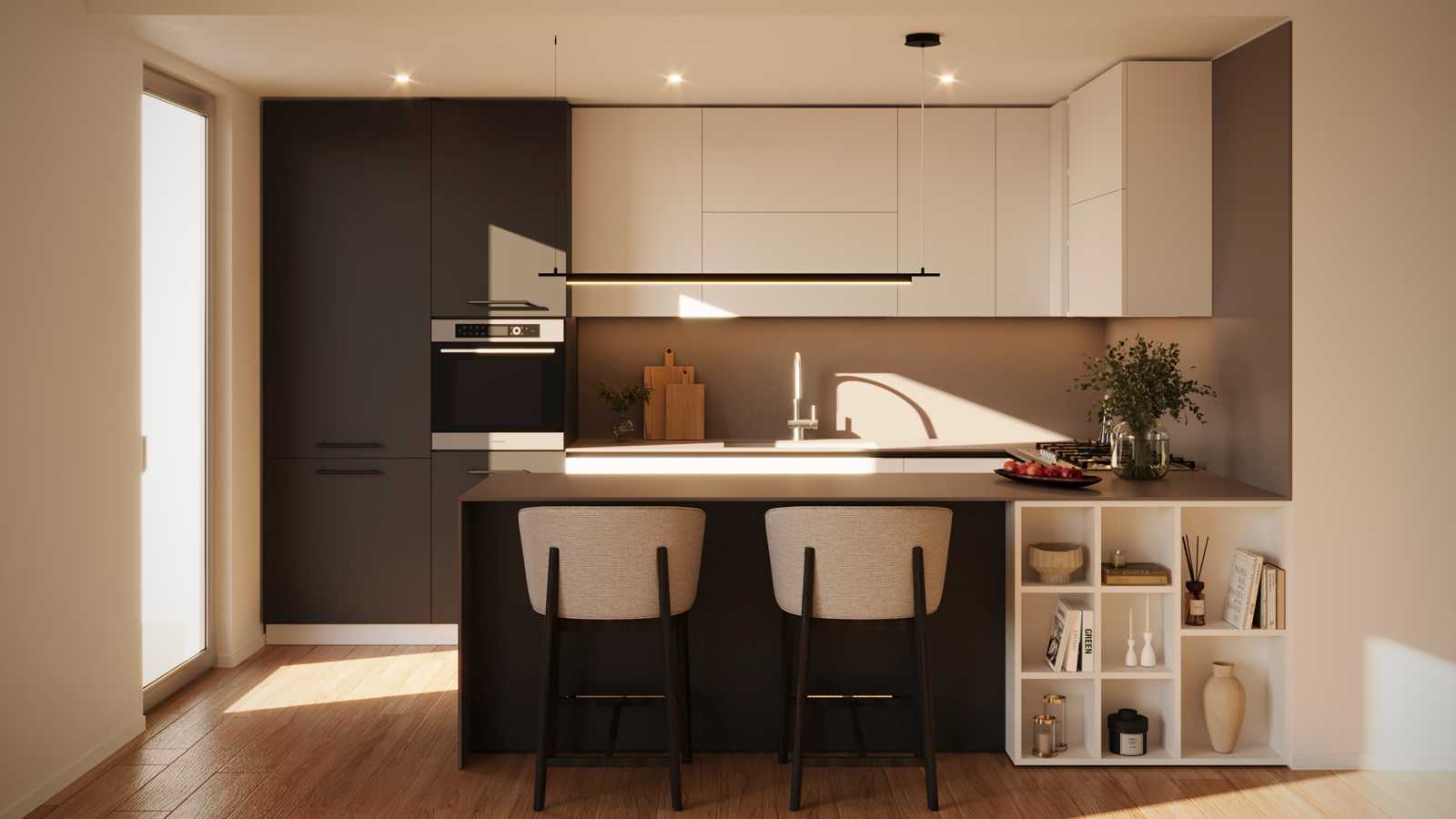 cucine minimal moderne
